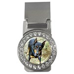 Doberman Pinscher Dog Money Clip (CZ)