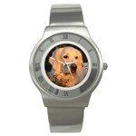 Golden Retriever Dog Stainless Steel Watch