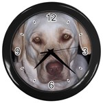 Labrador Retriever Dog Wall Clock (Black)