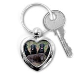 Labrador Retriever Dog Key Chain (Heart)