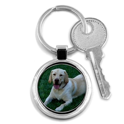 Labrador Retriever Dog Key Chain (Round) from ArtsNow.com Front