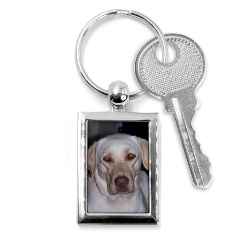 Labrador Retriever Dog Key Chain (Rectangle) from ArtsNow.com Front