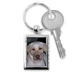 Labrador Retriever Dog Key Chain (Rectangle)