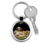 Labrador Retriever Dog Key Chain (Round)