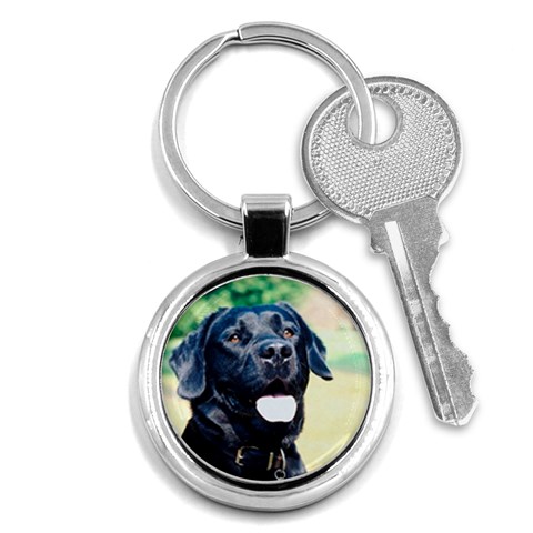 Labrador Retriever Dog Key Chain (Round) from ArtsNow.com Front