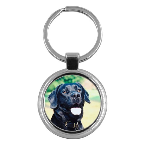 Labrador Retriever Dog Key Chain (Round) from ArtsNow.com Front