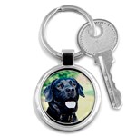 Labrador Retriever Dog Key Chain (Round)