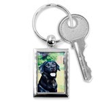 Labrador Retriever Dog Key Chain (Rectangle)