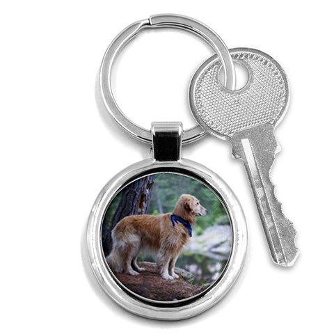 Labrador Retriever Dog Key Chain (Round) from ArtsNow.com Front