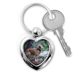 Labrador Retriever Dog Key Chain (Heart)