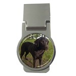 Labrador Retriever Dog Money Clip (Round)