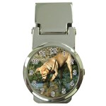 Labrador Retriever Dog Money Clip Watch