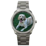 Labrador Retriever Dog Sport Metal Watch