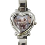 Labrador Retriever Dog Heart Italian Charm Watch