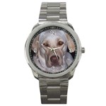 Labrador Retriever Dog Sport Metal Watch