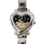 Labrador Retriever Dog Heart Italian Charm Watch