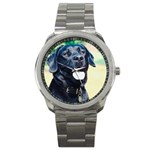 Labrador Retriever Dog Sport Metal Watch