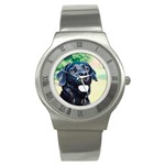 Labrador Retriever Dog Stainless Steel Watch