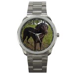 Labrador Retriever Dog Sport Metal Watch