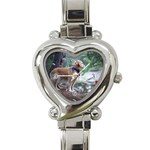 Labrador Retriever Dog Heart Italian Charm Watch