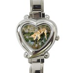 Labrador Retriever Dog Heart Italian Charm Watch