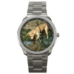 Labrador Retriever Dog Sport Metal Watch