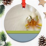 Wedding Orchid Ornament (Round)