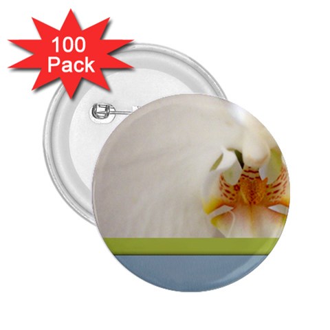 Wedding Orchid 2.25  Button (100 pack) from ArtsNow.com Front