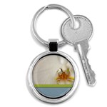 Wedding Orchid Key Chain (Round)