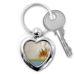 Wedding Orchid Key Chain (Heart)