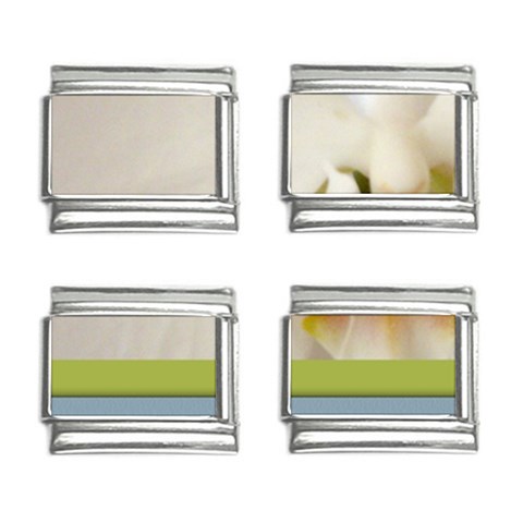 Wedding Orchid 9mm Italian Charm (4 pack) from ArtsNow.com Front