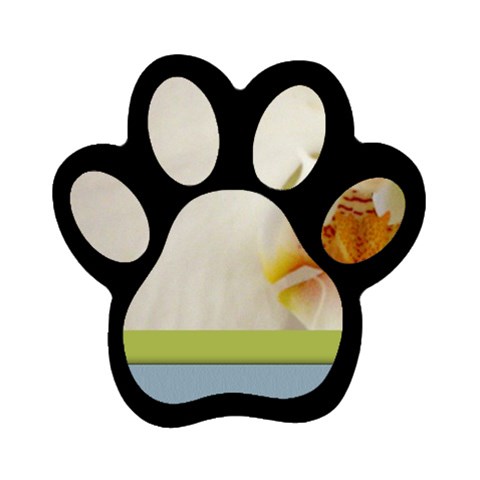 Wedding Orchid Magnet (Paw Print) from ArtsNow.com Front