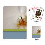 Wedding Orchid Playing Cards Single Design