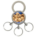 Golden Retriever 3-Ring Key Chain