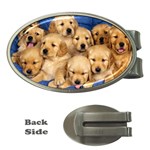 Golden Retriever Money Clip (Oval)