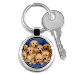 Golden Retriever Key Chain (Round)