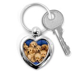 Golden Retriever Key Chain (Heart)