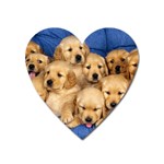 Golden Retriever Magnet (Heart)