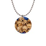 Golden Retriever 1  Button Necklace