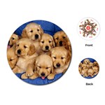 Golden Retriever Playing Cards (Round)