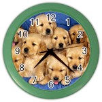 Golden Retriever Color Wall Clock