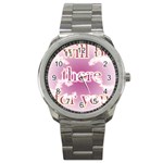 i will be there for you  Sport Metal Watch