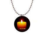 Candlelite Vigil 1  Button Necklace