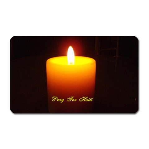 Candlelite Vigil Magnet (Rectangular) from ArtsNow.com Front