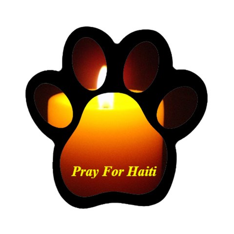 Candlelite Vigil Magnet (Paw Print) from ArtsNow.com Front