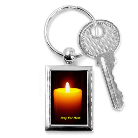 Candlelite Vigil Key Chain (Rectangle) from ArtsNow.com Front