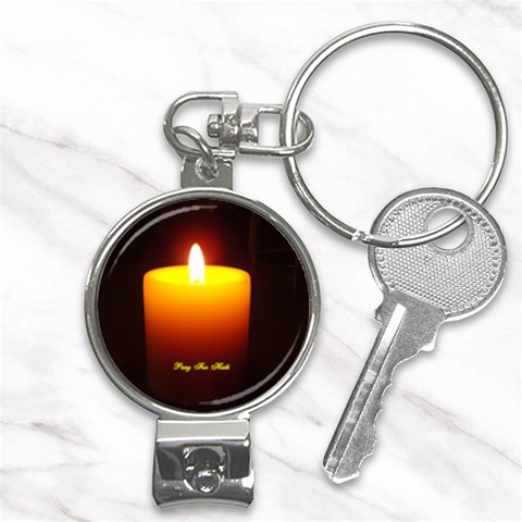 Candlelite Vigil Nail Clippers Key Chain from ArtsNow.com Front