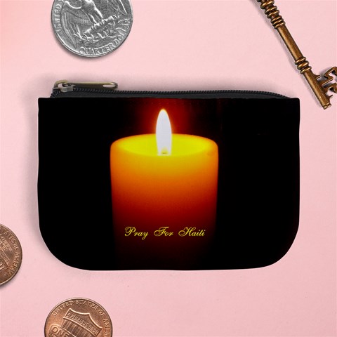 Candlelite Vigil Mini Coin Purse from ArtsNow.com Front