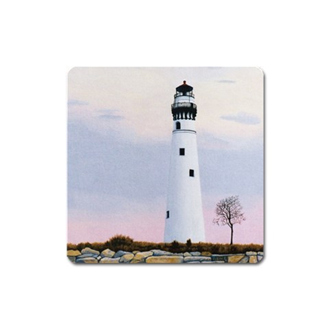 Evening s Light Magnet (Square) from ArtsNow.com Front