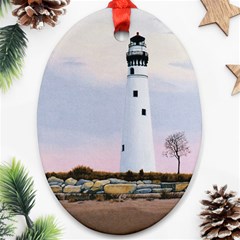 Evening s Light Oval Ornament (Two Sides) from ArtsNow.com Front